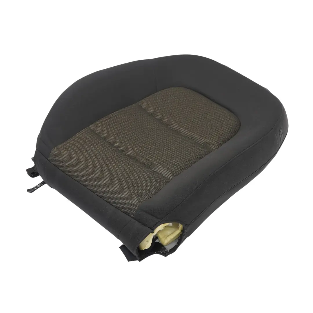 Audi Q3 8U Seat Backrest Cover Front Left N/S Fabric Cloth Soul Black Brown - SKU 8U0881805H - Part number 8U0881805H