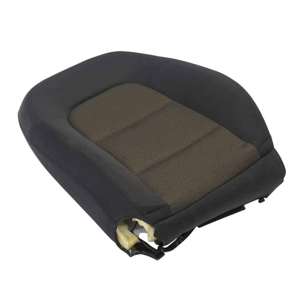 Audi Q3 8U Seat Backrest Cover Front Left N/S Fabric Cloth Soul Black Brown - SKU 8U0881805H - Part number 8U0881805H