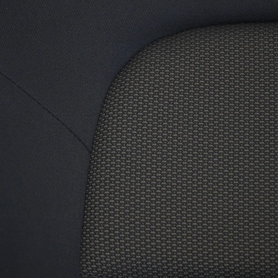 Audi Q3 8U Seat Backrest Cover Front Left N/S Fabric Cloth Soul Black Brown - SKU 8U0881805H - Part number 8U0881805H