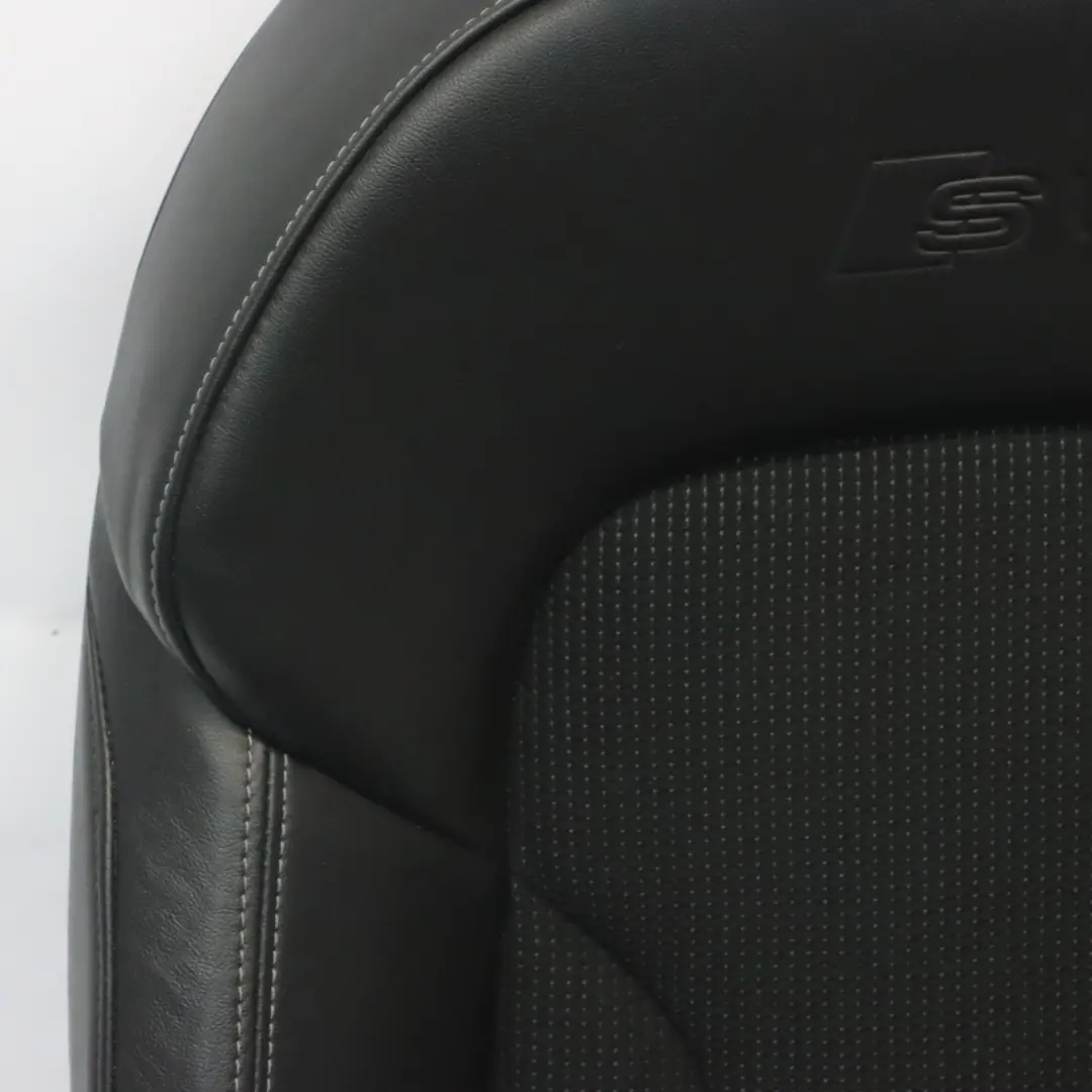 Audi Q3 8U Sport Seat Front Left N/S S-Line Heated Half Leather Soul Black - SKU 8U0881805Q - Part number 8U0881805Q