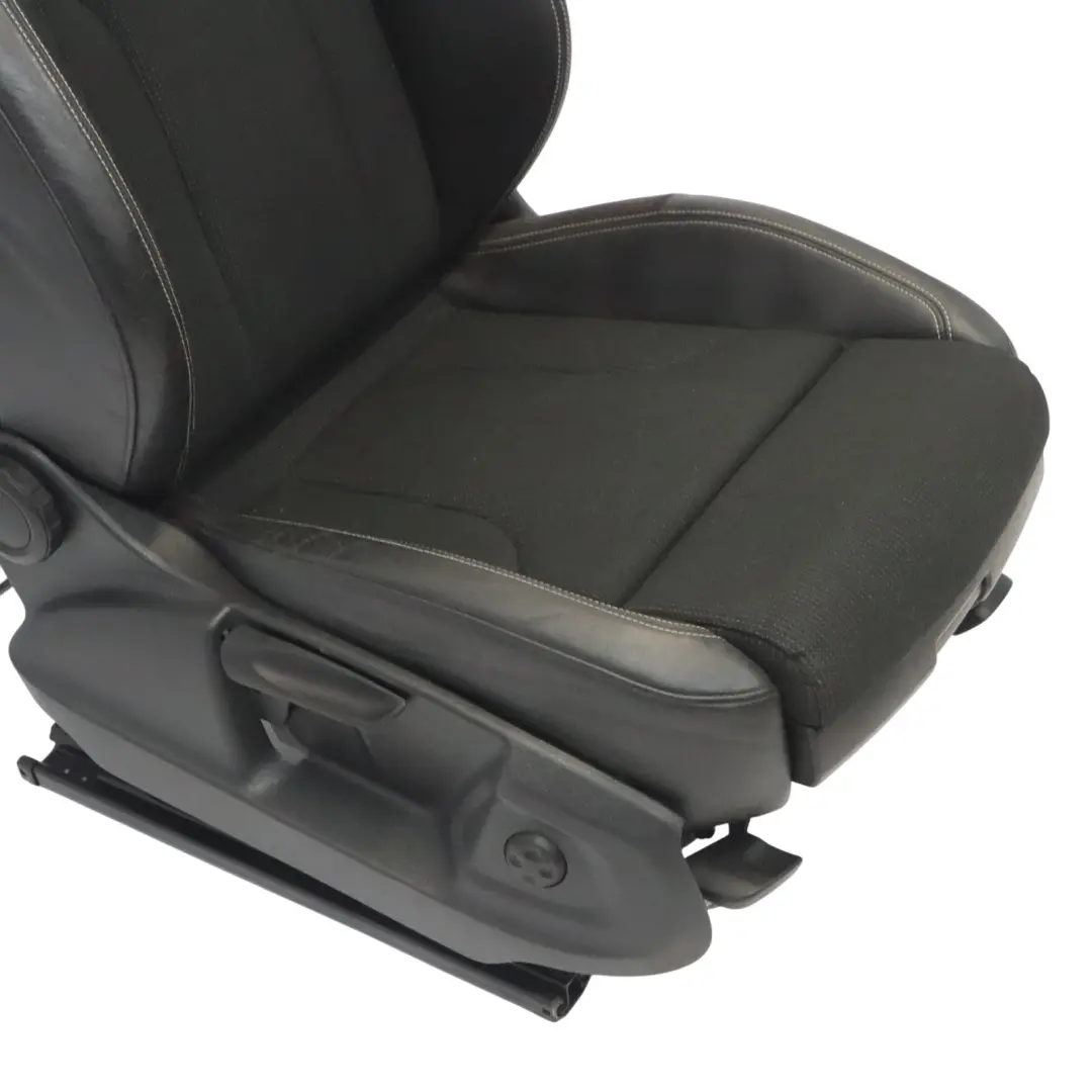 Audi Q3 8U Sport Seat Front Right O/S S-Line Interior Half Leather Black Silver - SKU 8U0881806AM - Part number 8U0881806AM