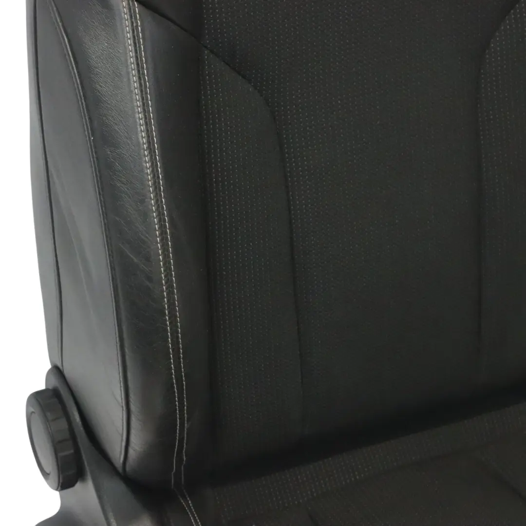 Audi Q3 8U Sport Seat Front Right O/S S-Line Interior Half Leather Black Silver - SKU 8U0881806AM - Part number 8U0881806AM
