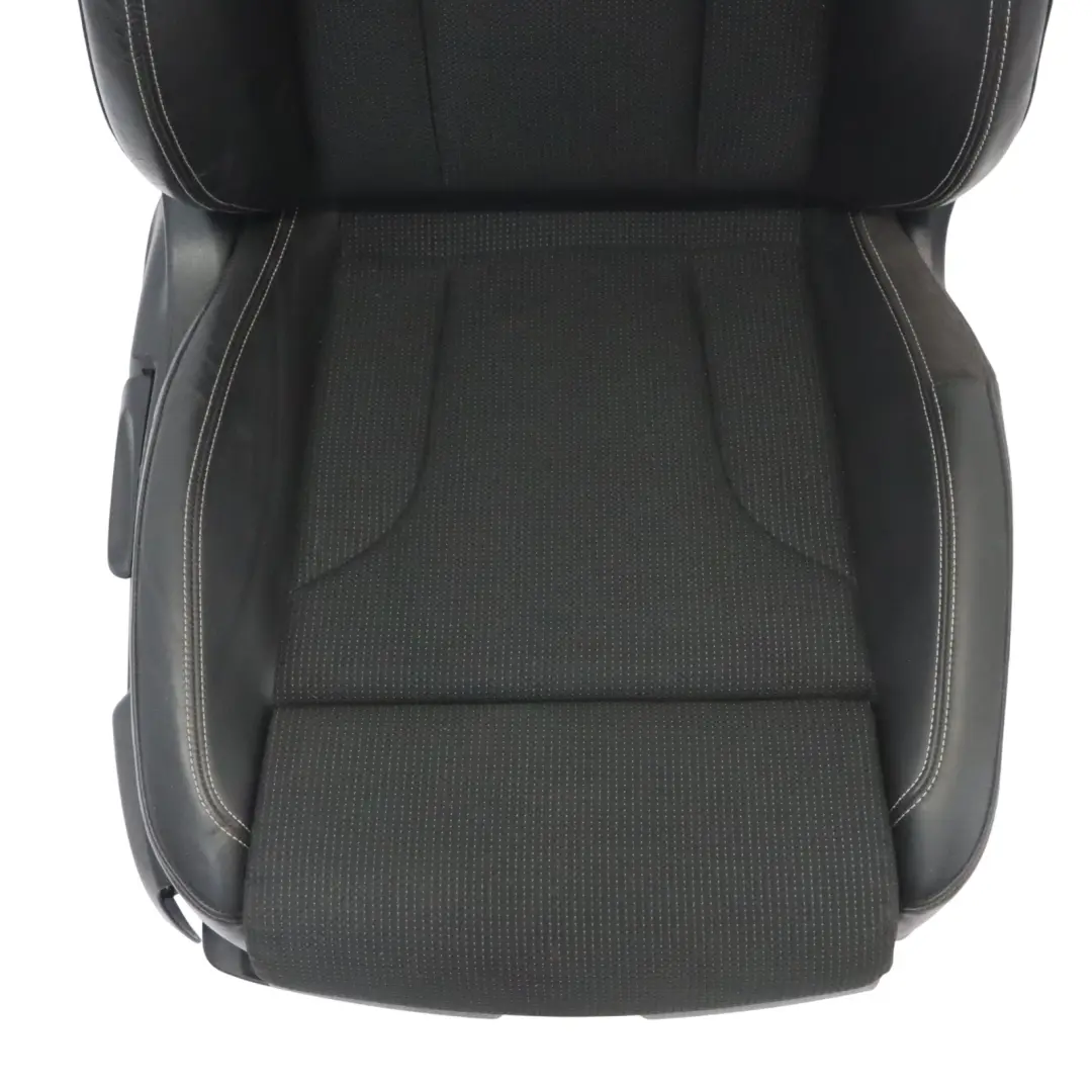 Audi Q3 8U Sport Seat Front Right O/S S-Line Interior Half Leather Black Silver - SKU 8U0881806AM - Part number 8U0881806AM