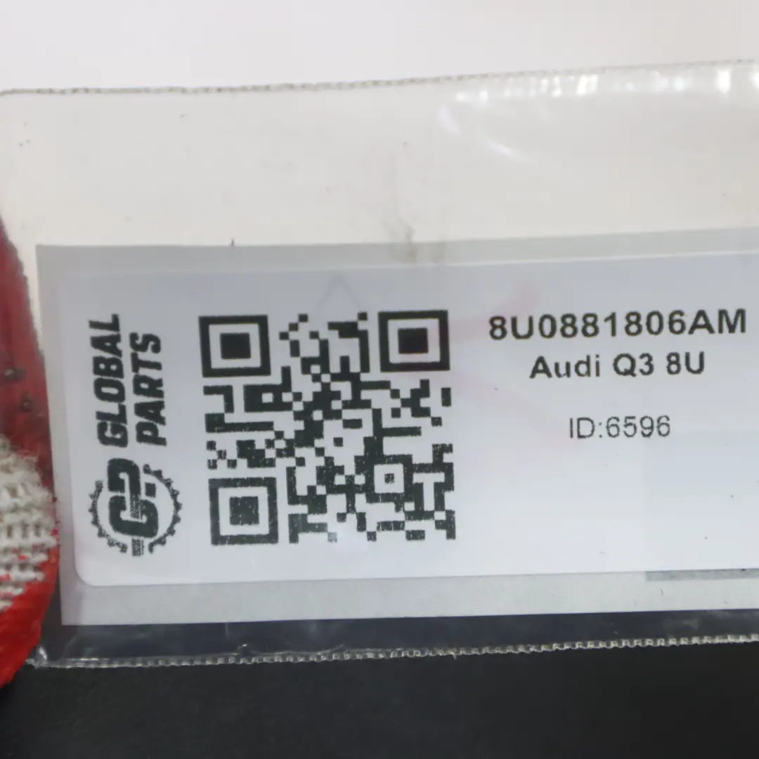 Audi Q3 8U Sport Seat Front Right O/S S-Line Interior Half Leather Black Silver - SKU 8U0881806AM - Part number 8U0881806AM