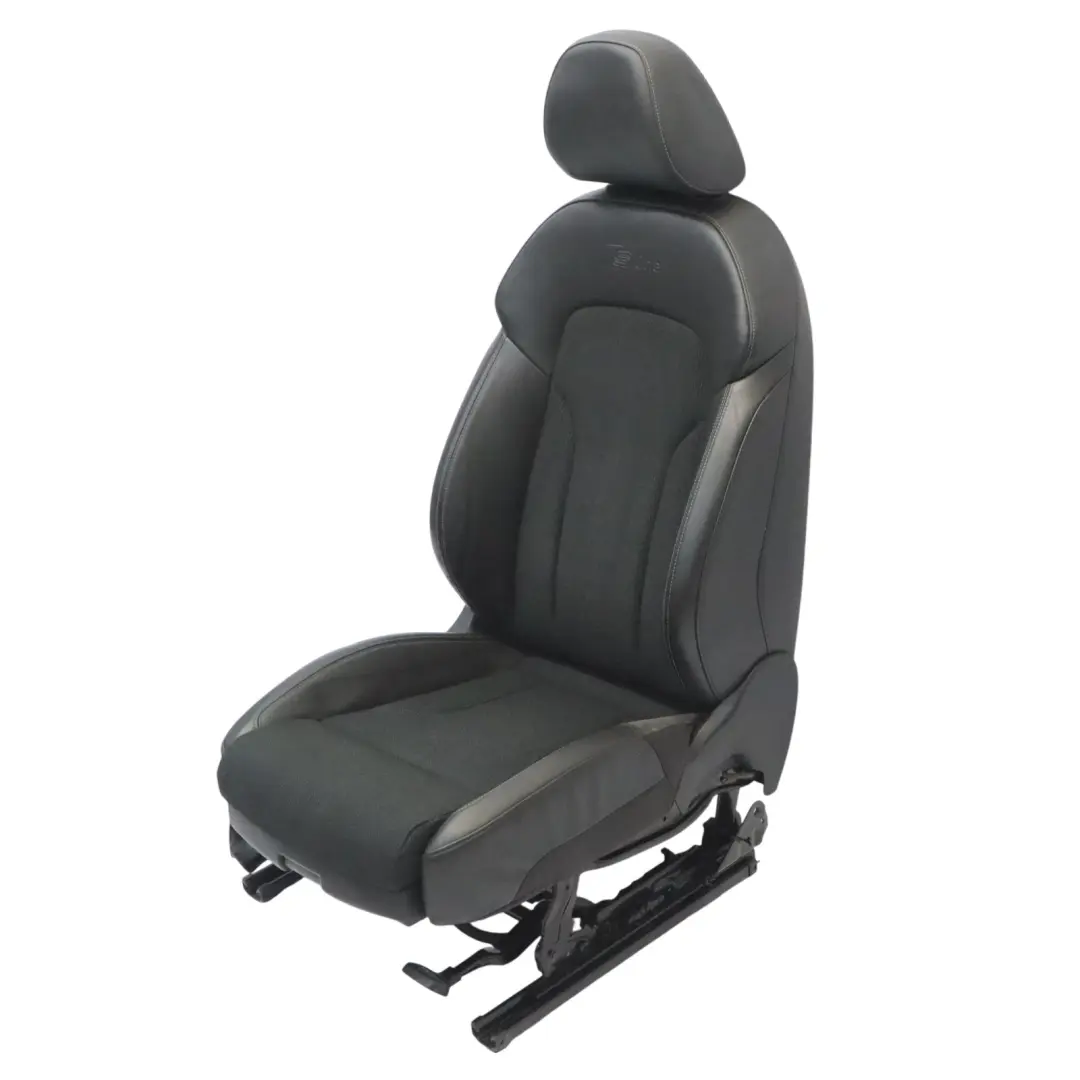 Fotel Sport Przedni Prawy Przód S-Line Grzany Półskóra Czarny do Audi Q3 8U o numerze 8U0881806Q Audi Q3 8U Fotel Sport Przedni Prawy Przód S-Line Grzany Półskóra Czarny - SKU 8U0881806Q - Numer Części 8U0881806Q