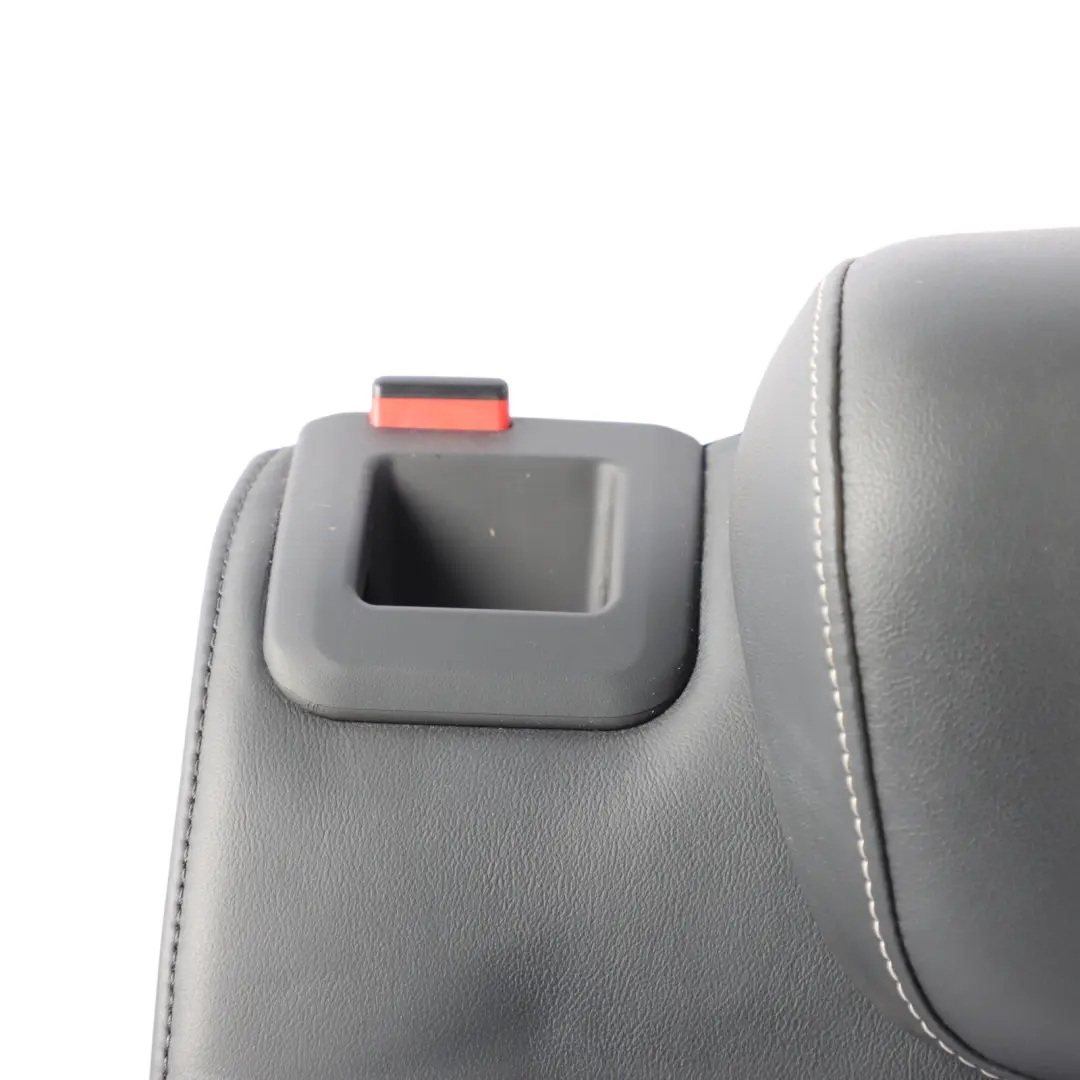 Audi Q3 8U Seat Backrest Cover Rear Right O/S Fabric Cloth Pearlnappa Black - SKU 8U0885806P - Part number 8U0885806P