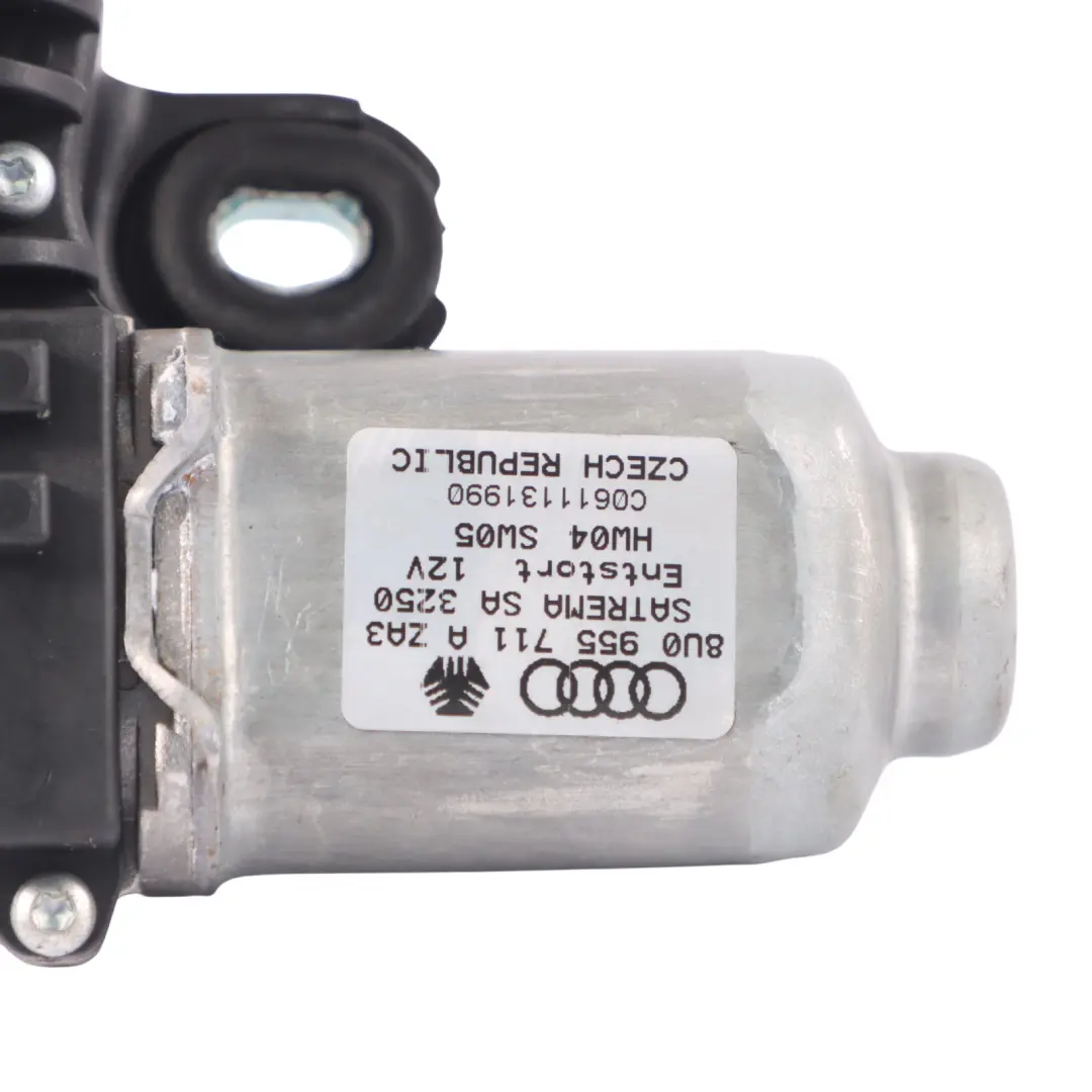 limpiaparabrisas Audi A1 8X Q3 8U Unidad accionamiento trasera para Motor con número de pieza 8U0955711A Motor limpiaparabrisas Audi A1 8X Q3 8U Unidad accionamiento trasera - SKU 8U0955711A - Número de pieza 8U0955711A