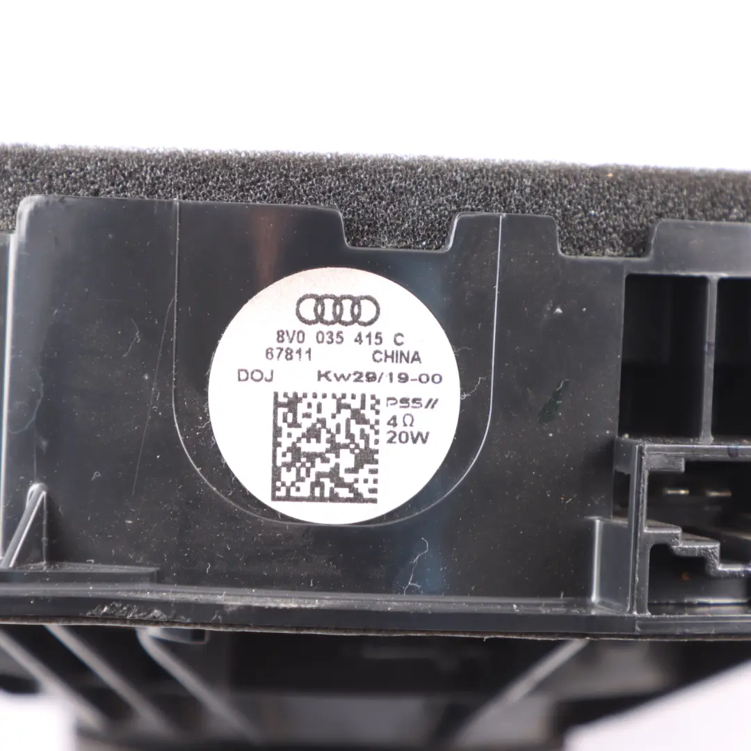 Audi A3 8V Tarjeta puerta delantera Audio Altavoz Izquierda Derecha - SKU 8V0035415C - Número de pieza 8V0035415C