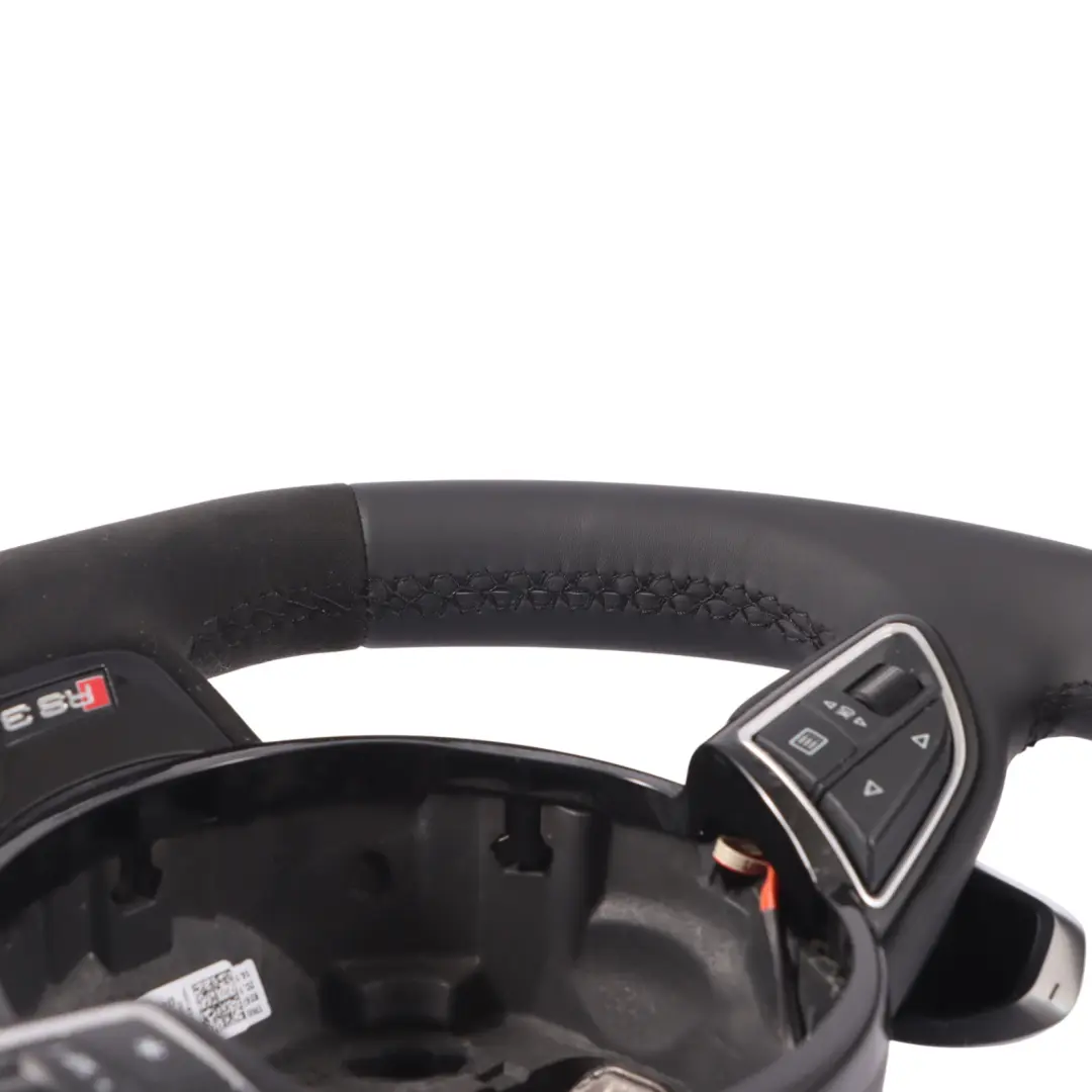 NOUVEAU Volant Alcantara Cuir Noir Palettes pour Audi RS3 8V à propos du numéro de pièce 8V0419091AG Audi RS3 8V NOUVEAU Volant Alcantara Cuir Noir Palettes - SKU 8V0419091AG-1 - Numéro de pièce 8V0419091AG