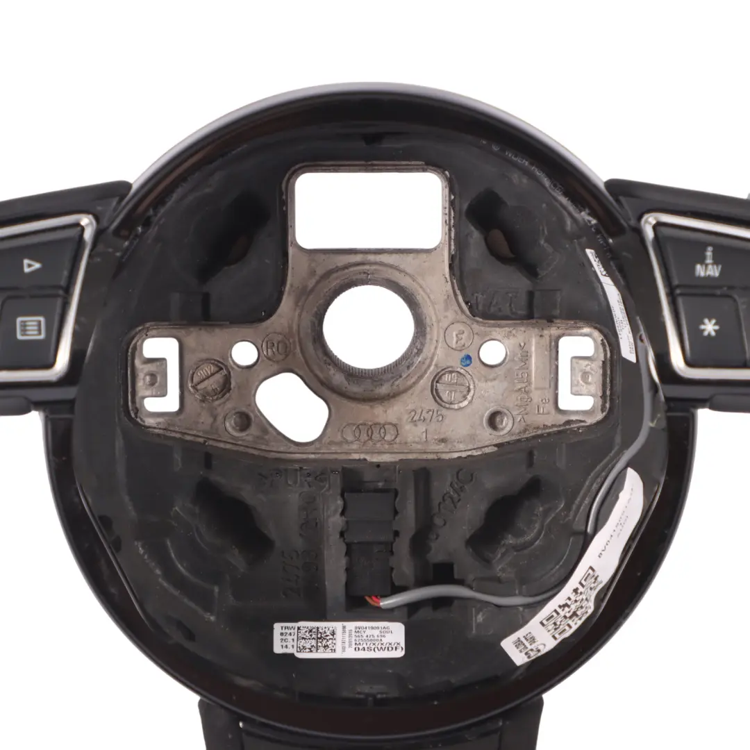 Audi RS3 8V NEU Schwarzes Leder Alcantara Lenkrad Schaltwippen - SKU 8V0419091AG-1 - Teilenummer 8V0419091AG