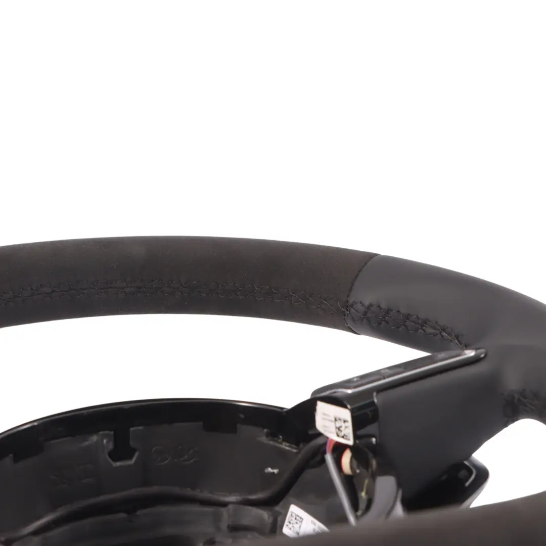 NOUVEAU Volant Alcantara Cuir Noir Palettes Audi RS3 8V - SKU 8V0419091AG-1 - Numéro de pièce 8V0419091AG