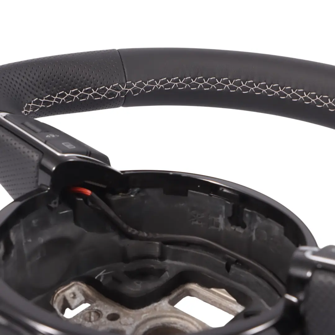 Audi A3 8V S-Line NUOVO Volante in Pelle Nera Fondo Piatto - SKU 8V0419091R-1 - Numero di parte 8V0419091R
