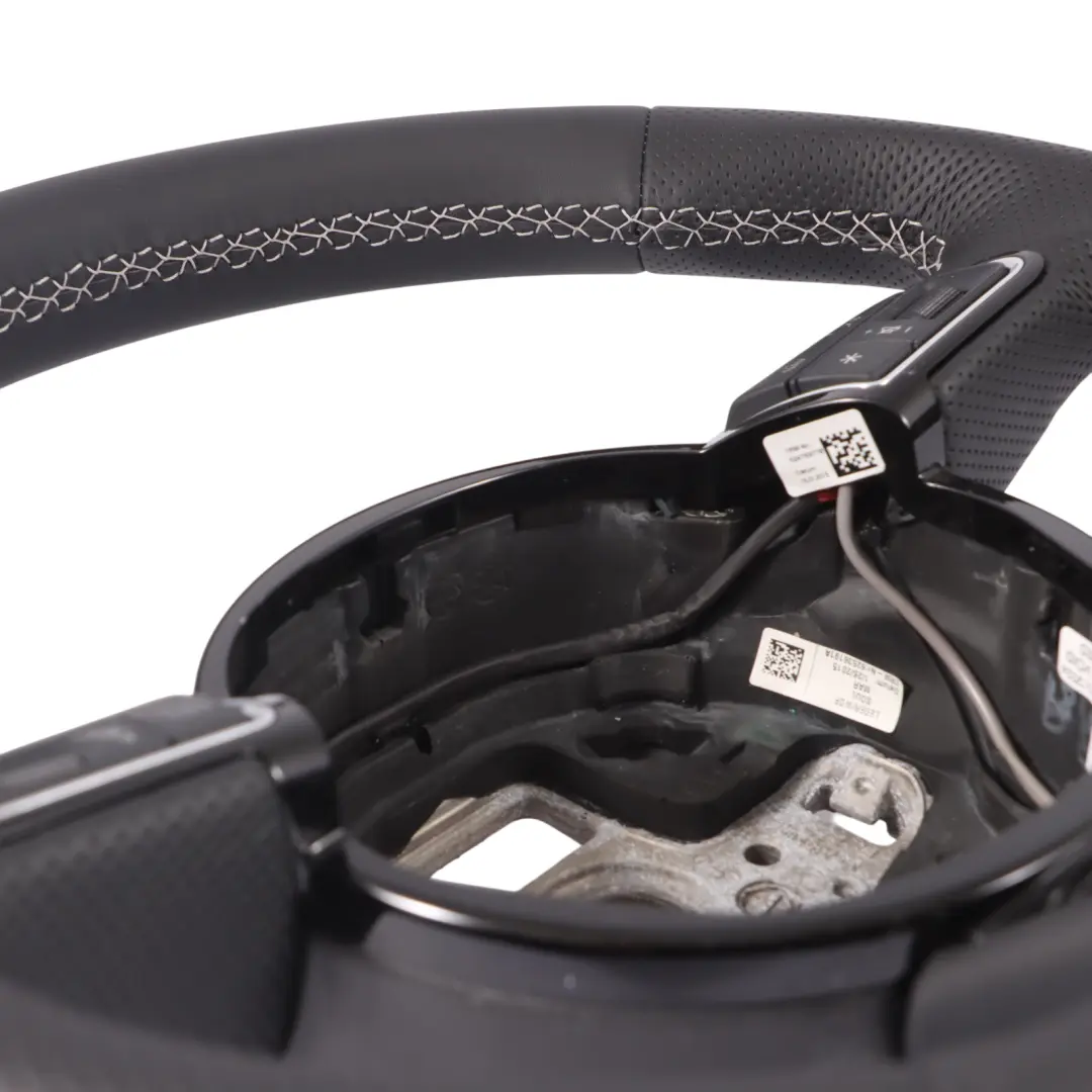 NEU Schwarzes Leder Lenkrad Flach Boden für Audi A3 8V S-Line mit Teilenummer 8V0419091R Audi A3 8V S-Line NEU Schwarzes Leder Lenkrad Flach Boden - SKU 8V0419091R-1 - Teilenummer 8V0419091R