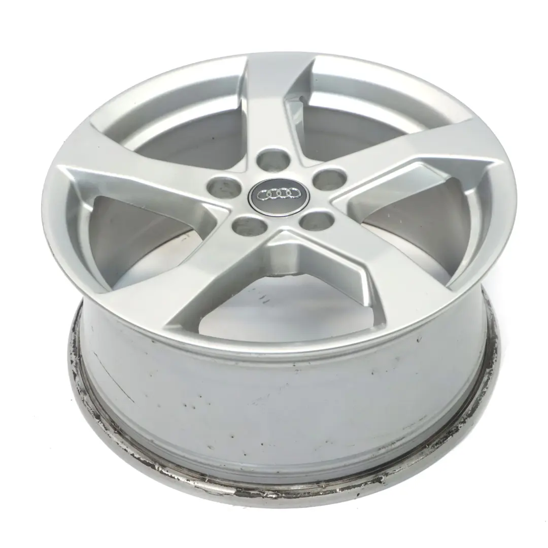 Audi A3 8V Silver Wheel Alloy Rim 17" ET:51 7,5J Star Spoke - SKU 8V0601025CT-4 - Part number 8V0601025CT