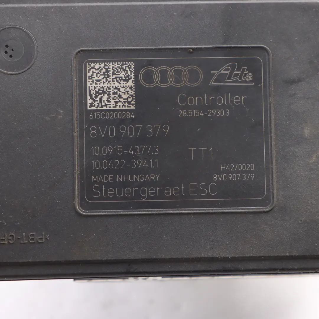 ABS Pump Audi A3 8V RS3 8V Control Modulator Hydraulic Unit Module to with Part number 8V0614517 ABS Pump Audi A3 8V RS3 8V Control Modulator Hydraulic Unit Module - SKU 8V0614517 - Part number 8V0614517