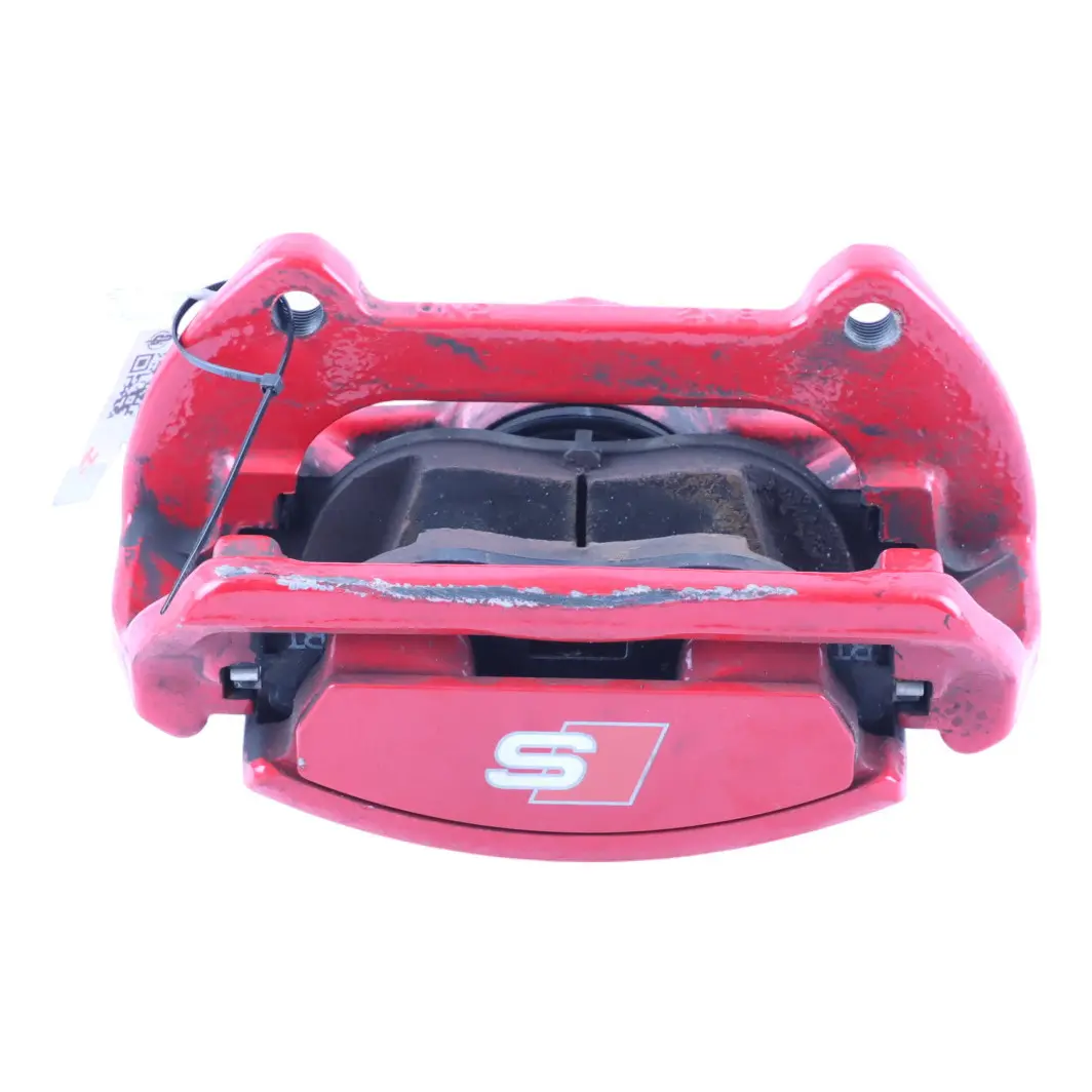 Audi A3 S3 8Y Brake Caliper Front Right O/S Wheel Brake Unit Red - SKU 8V0615124F - Part number 8V0615124F