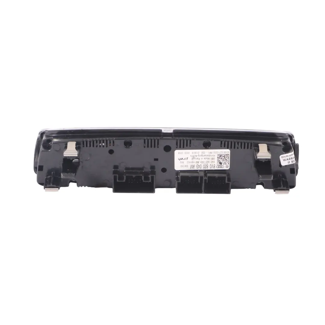 Audi A3 8V Panneau de Contrôle Climatisation A/C Climate Switch - SKU 8V0820043AM - Numéro de pièce 8V0820043AM
