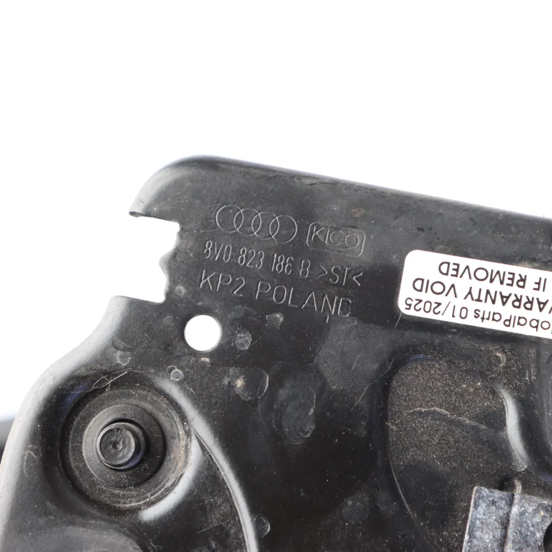 Motore Anteriore Cofano Bonnet Catch Lock per Audi A3 8V con numero di parte 8V0823186B Audi A3 8V Motore Anteriore Cofano Bonnet Catch Lock - SKU 8V0823186B - Numero di parte 8V0823186B