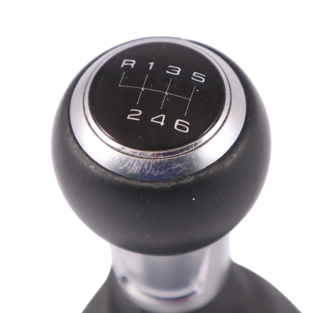 Audi A3 8V Cambio Manopola Selettore Leva Manuale 6 Velocità Pelle - SKU 8V0863278AA - Numero di parte 8V0863278AA