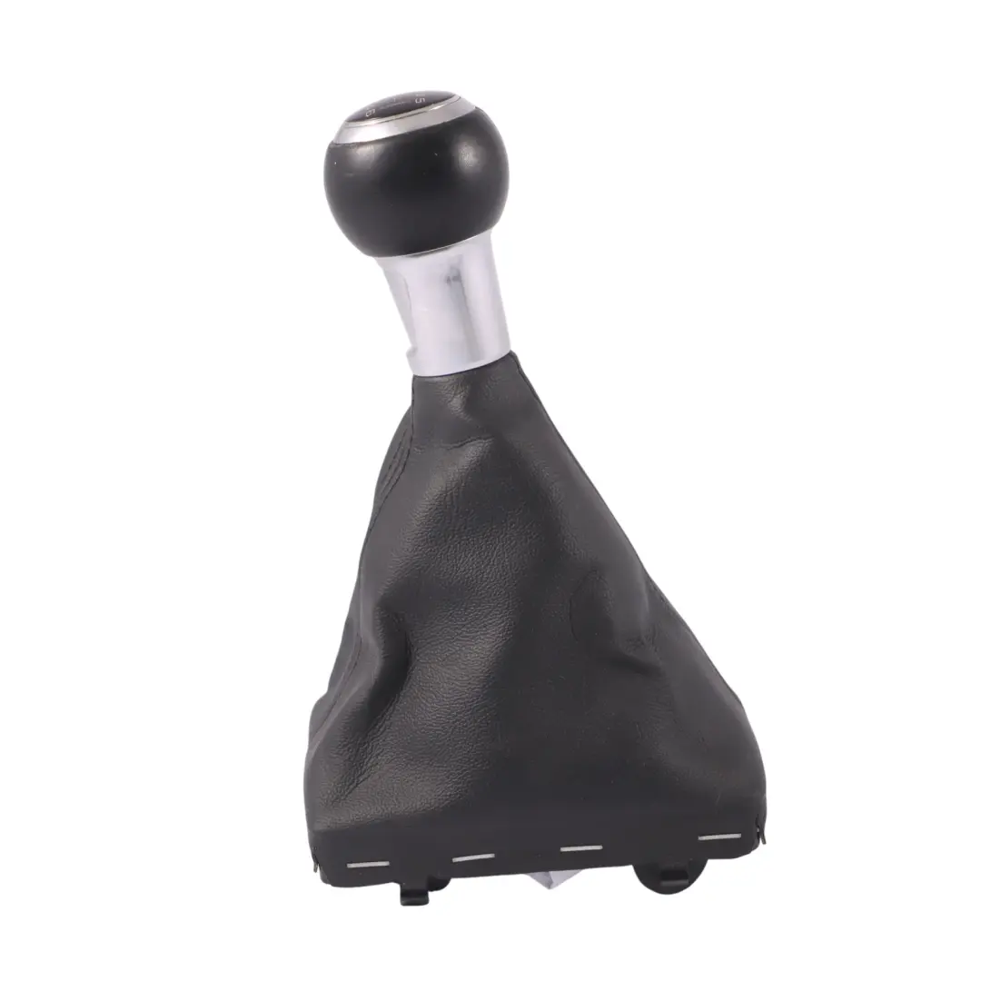 Audi A3 8V Shifter Gear Knob Selector Lever Manual 6 Speed Leather - SKU 8V0863278AA - Part number 8V0863278AA