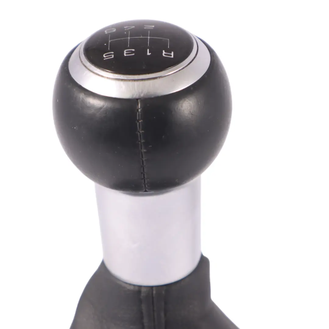 Audi A3 8V Shifter Gear Knob Selector Lever Manual 6 Speed Leather - SKU 8V0863278AA - Part number 8V0863278AA
