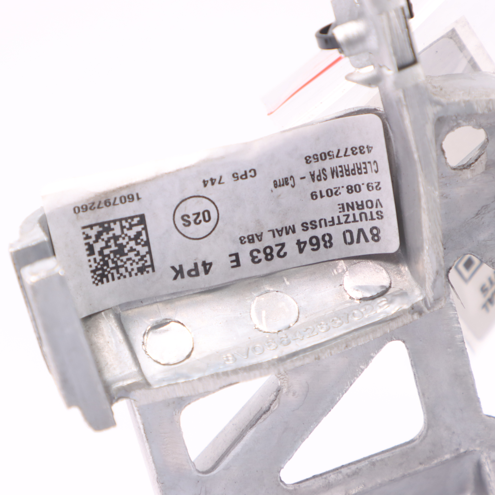 Accoudoir AUDI A3 8V Simili Cuir Noir Soul/Gris - Pièce Neuve D'Origine, Réf. 8V0864207EKND
