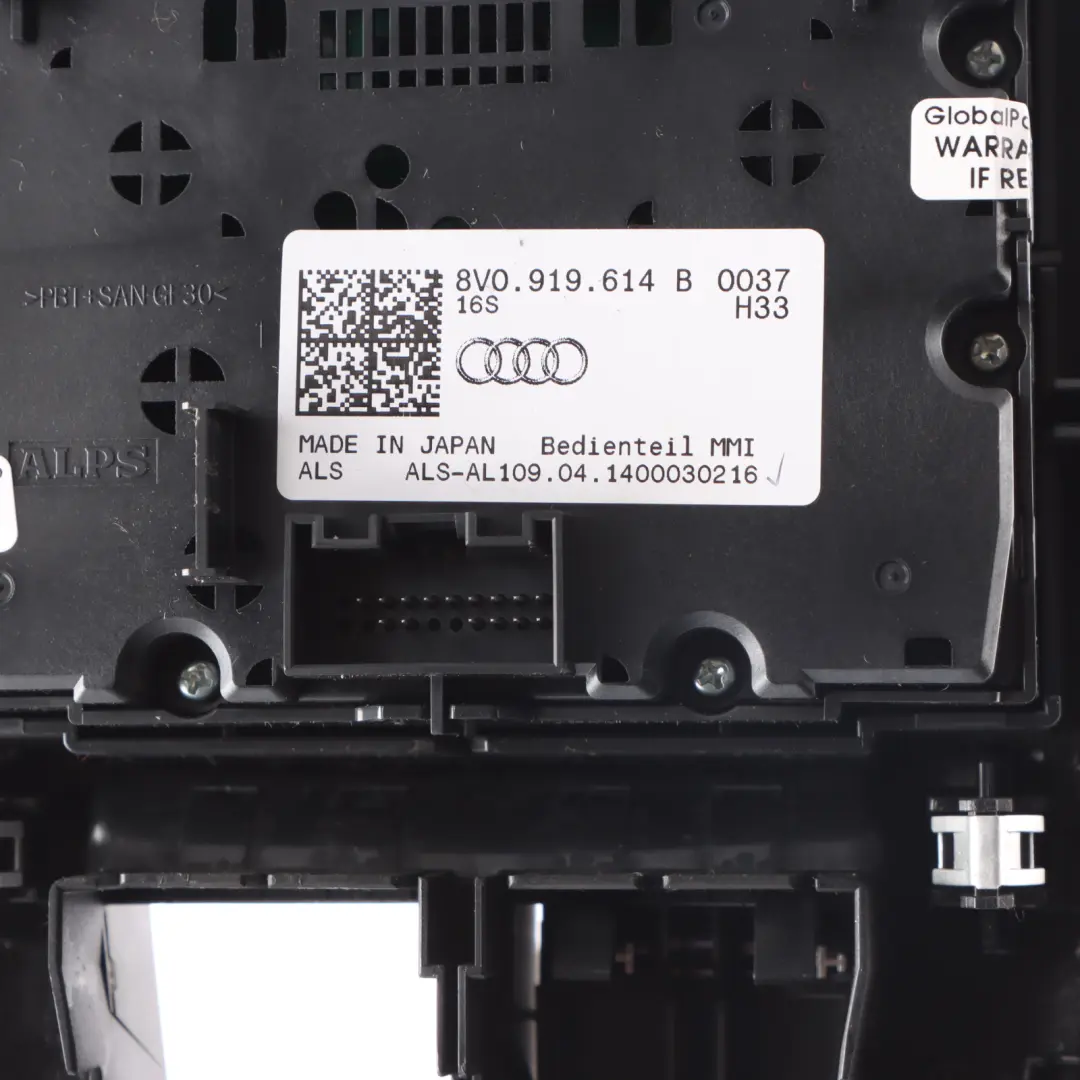 Centre Console Multimedia Navigation Control to Audi TT 8J with Part number 8V0919614B Audi TT 8J Centre Console Multimedia Navigation Control - SKU 8V0919614B - Part number 8V0919614B