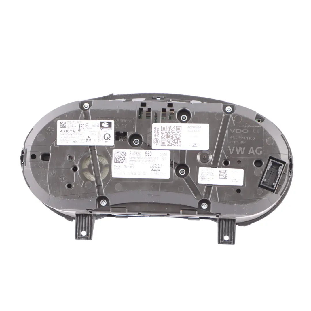 Audi A3 8V Instrument Cluster Speedometer Clocks Manual Petrol - SKU 8V0920950 - Part number 8V0920950