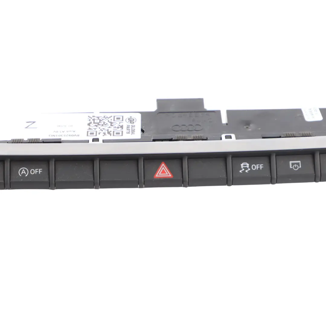 Audi A3 8V Interior Traction Control Hazard Switch Button Panel - SKU 8V0925301NQ - Part number 8V0925301NQ