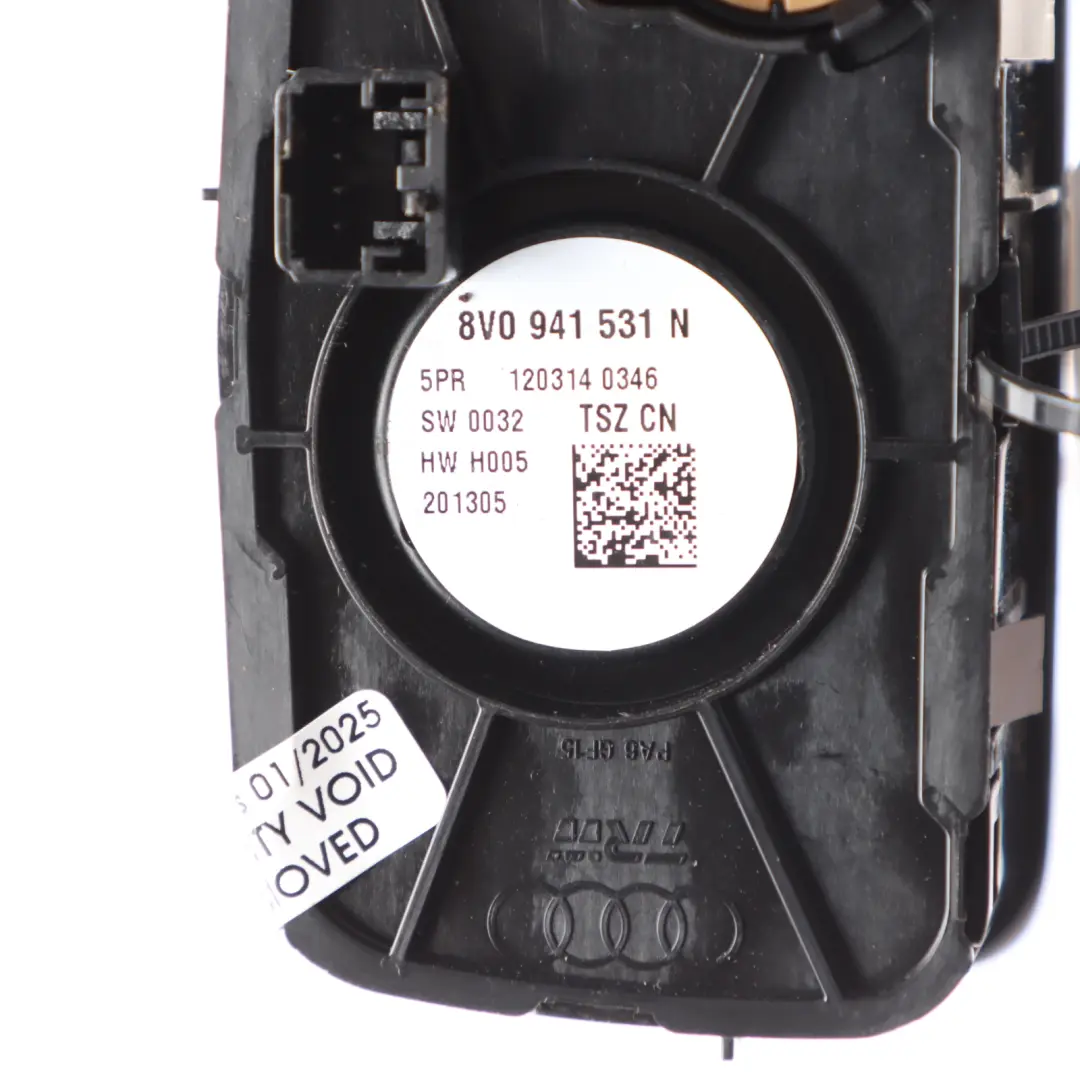 Panneau De Commande De Commutateur De Phare Antibrouillard pour Audi A3 8V à propos du numéro de pièce 8V0941531N Audi A3 8V Panneau De Commande De Commutateur De Phare Antibrouillard - SKU 8V0941531N - Numéro de pièce 8V0941531N