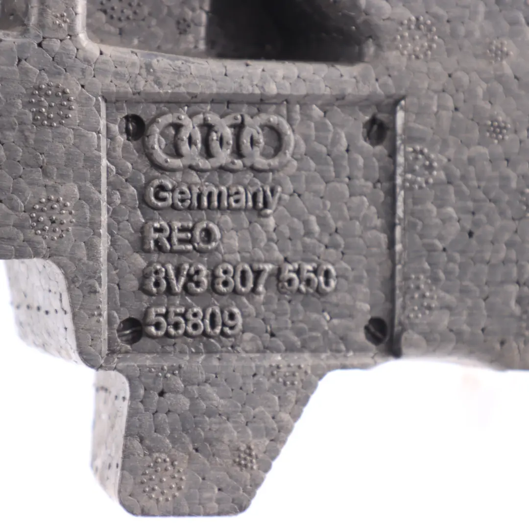 Audi S3 8Y Front Reinforcement Crash Bar Foam Filler Cover - SKU 8V3807550 - Part number 8V3807550