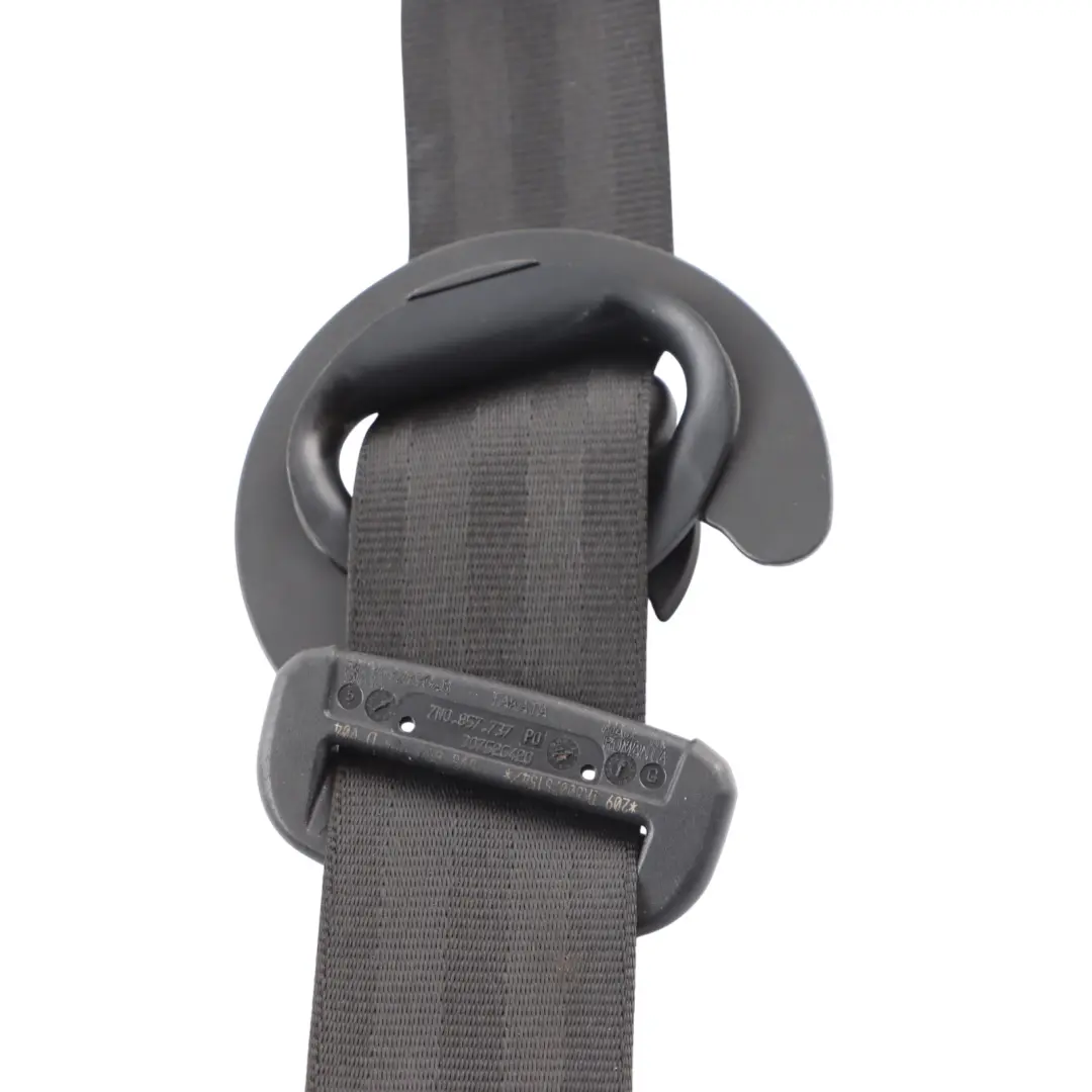 Audi A3 8V Front Seat Belt Safety Belt Left N/S Black - SKU 8V3857705D - Part number 8V3857705D