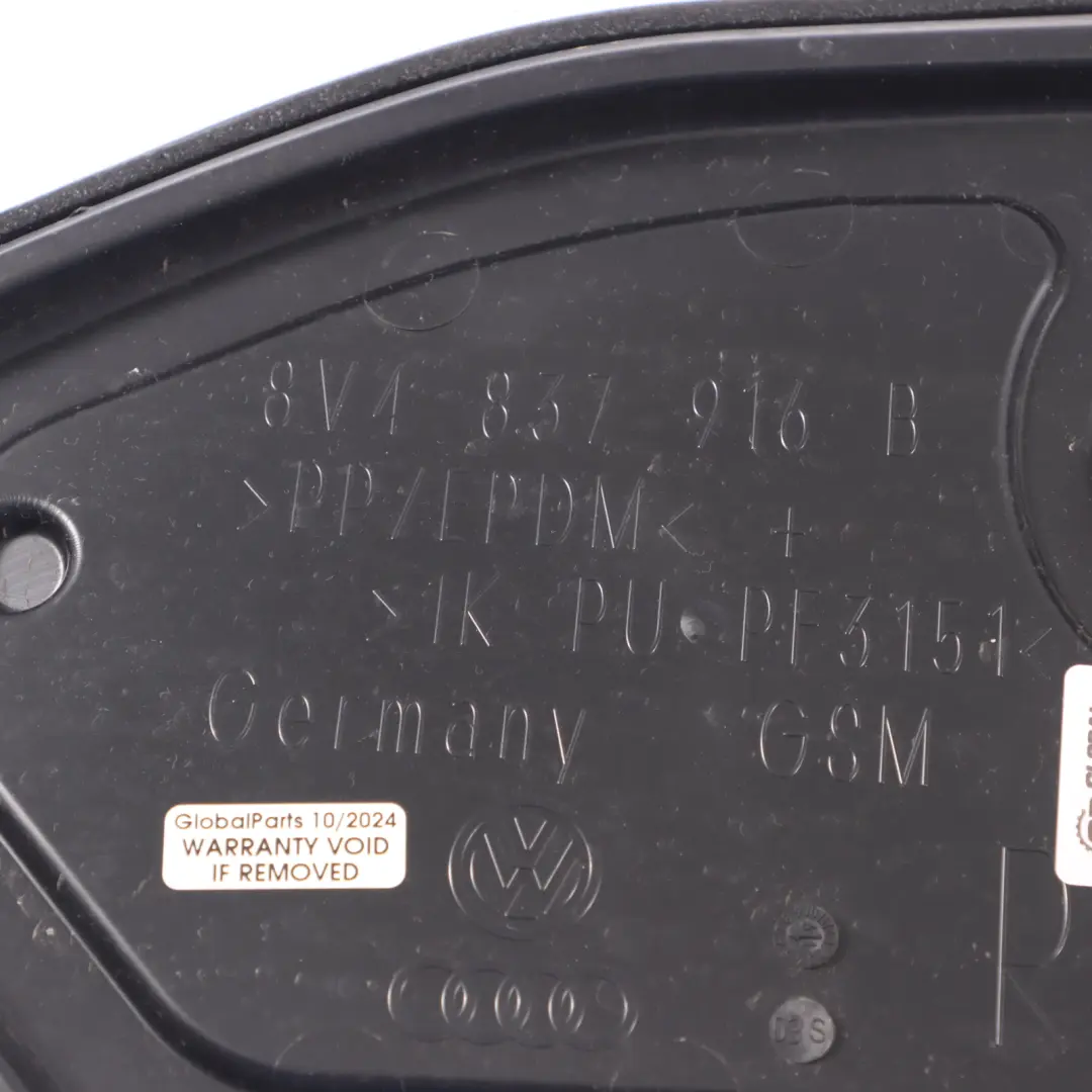 Sportback 5Dr Vordere Tür Rechts Innere Abdeckung Panel für AUDI A3 8V mit Teilenummer 8V4837916B AUDI A3 8V Sportback 5Dr Vordere Tür Rechts Innere Abdeckung Panel - SKU 8V4837916B - Teilenummer 8V4837916B