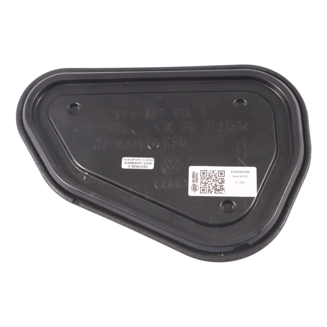 AUDI A3 8V Sportback 5Dr Hintere Tür Rechts Innere Abdeckung Panel - SKU 8V4839916B - Teilenummer 8V4839916B
