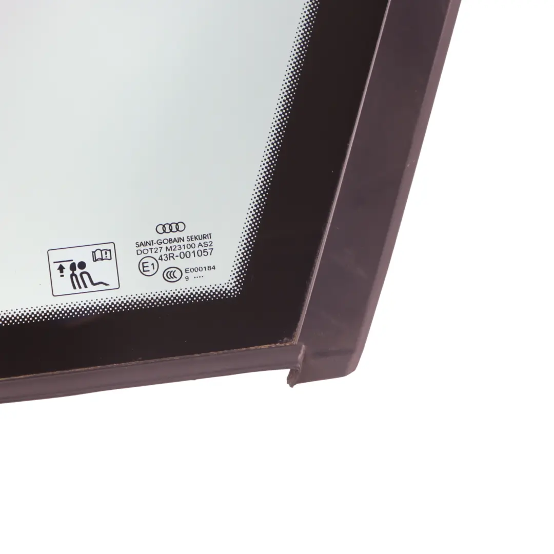 Cristal Puerta Trasera Derecha Cuarto Verde AS2 para Audi A3 8V con número de pieza 8V4845300A Audi A3 8V Cristal Puerta Trasera Derecha Cuarto Verde AS2 - SKU 8V4845300A - Número de pieza 8V4845300A