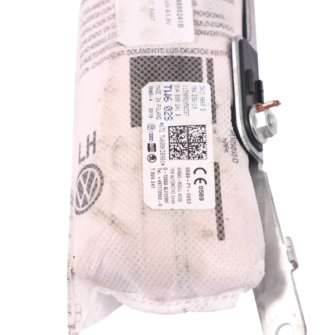 Siège du module d'air Côté passager avant gauche pour Audi A3 8V à propos du numéro de pièce 8V4880241B Audi A3 8V Siège du module d'air Côté passager avant gauche - SKU 8V4880241B - Numéro de pièce 8V4880241B