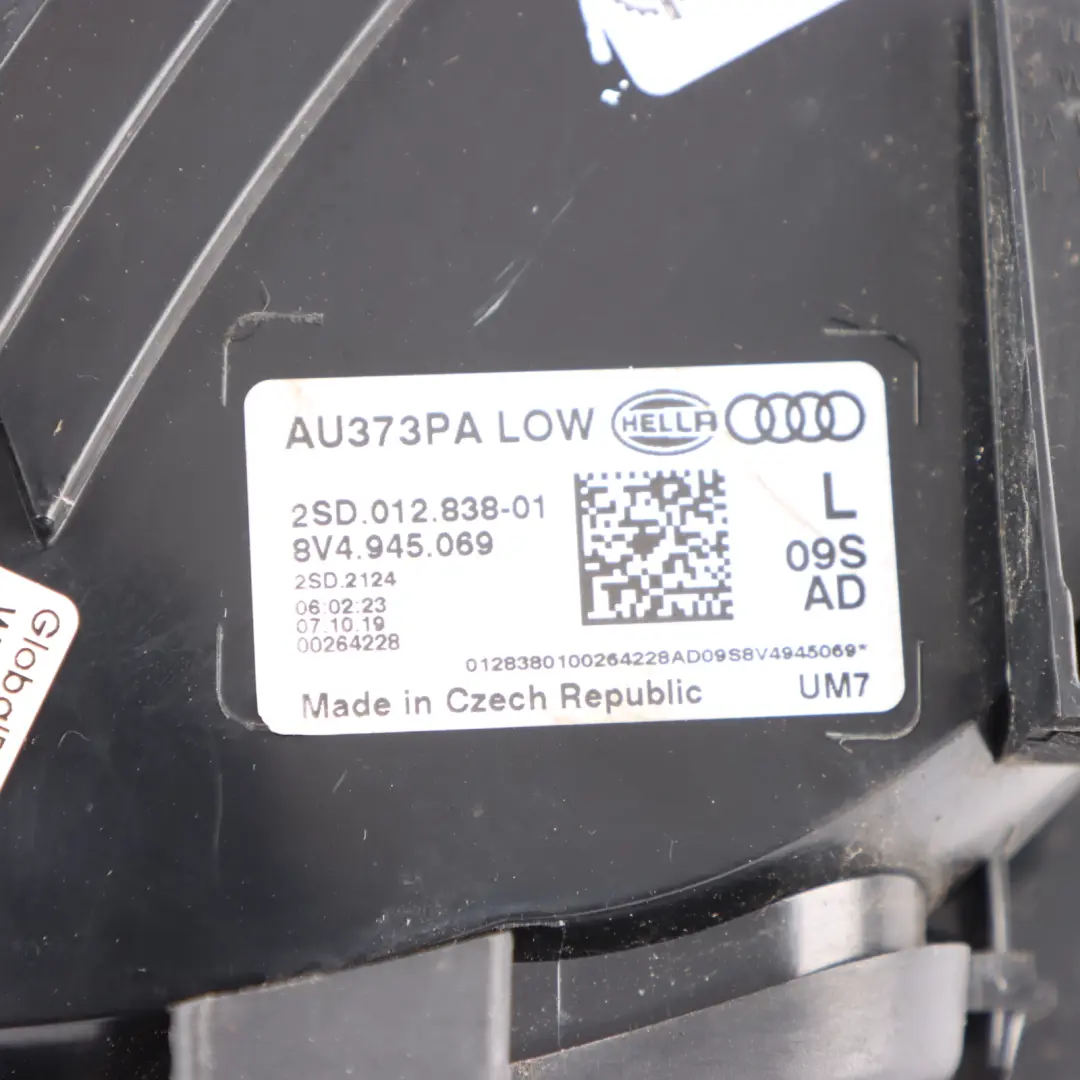 Sportback Luz Trasera Izquierda Panel Lateral Luz Trasera para Audi A3 8V con número de pieza 8V4945069 Audi A3 8V Sportback Luz Trasera Izquierda Panel Lateral Luz Trasera - SKU 8V4945069 - Número de pieza 8V4945069