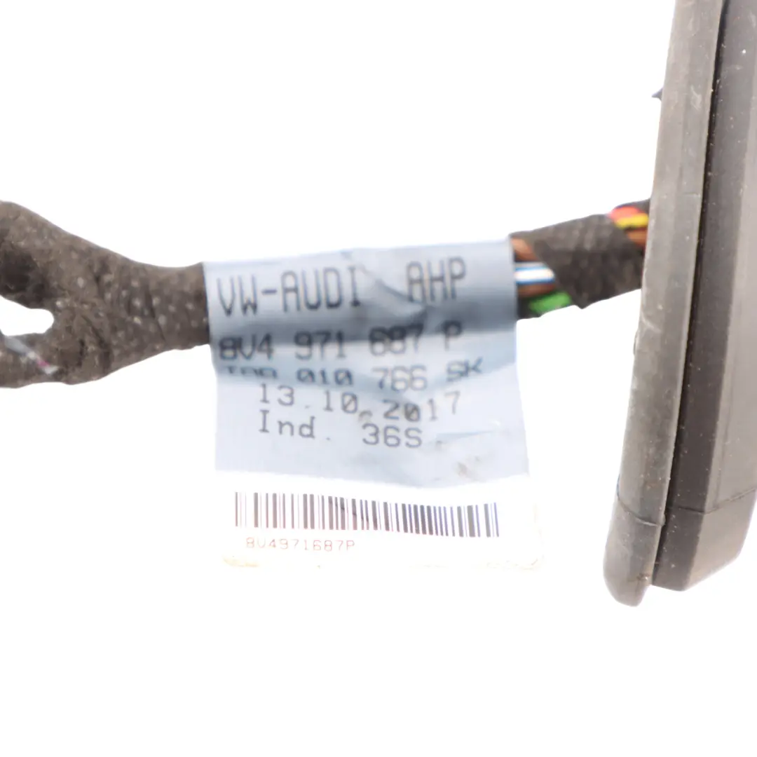 Audi A3 8V Sportback Rear Left Right N/O/S Door Wiring Loom Harness - SKU 8V4971687P - Part number 8V4971687P