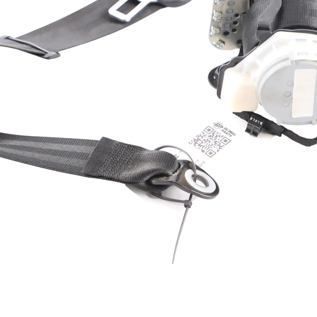 Audi A3 8V Seat Belt Front Left N/S Upper Safety Belt Black - SKU 8V5857705E - Part number 8V5857705E