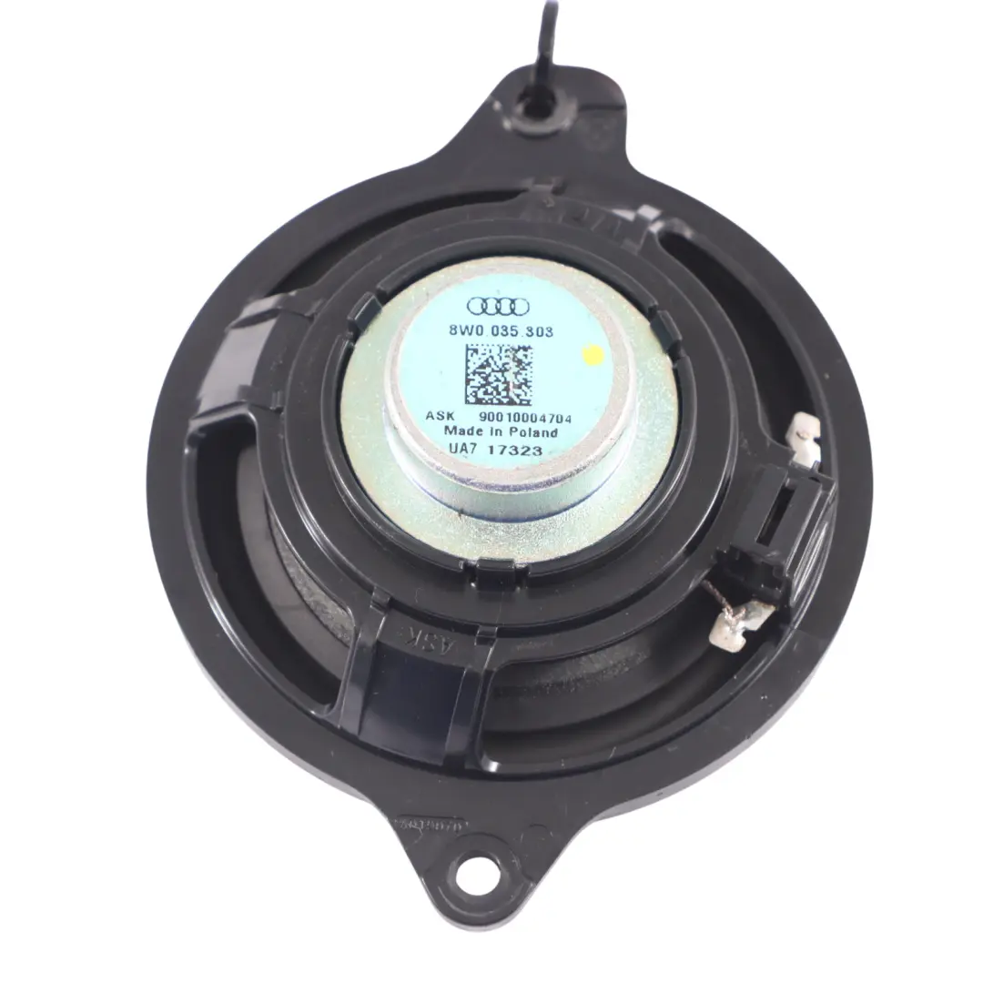 Puerta Delantera Altavoz Izquierdo Derecho Audio para Audi A4 B9 con número de pieza 8W0035303 Audi A4 B9 Puerta Delantera Altavoz Izquierdo Derecho Audio - SKU 8W0035303 - Número de pieza 8W0035303
