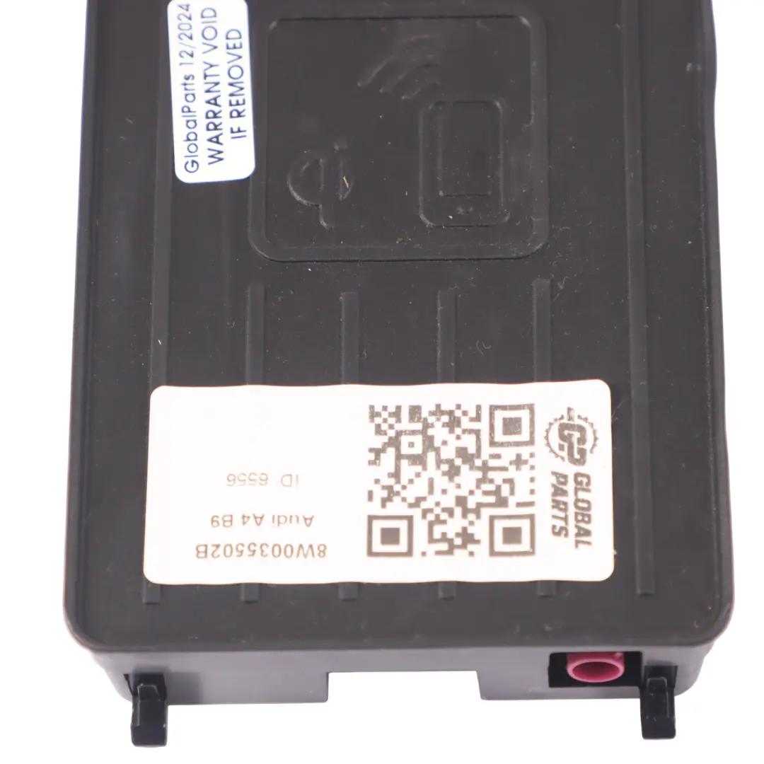 Wireless Charger Centre Console Phone Charging Module Audi A4 B9 - SKU 8W0035502B - Part number 8W0035502B