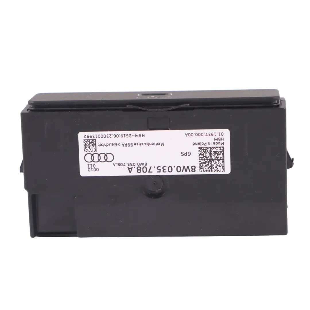 Panel Gniazdo Wejście USB typ. C do Audi A4 B9 o numerze 8W0035708A Audi A4 B9 Panel Gniazdo Wejście USB typ. C - SKU 8W0035708A - Numer Części 8W0035708A