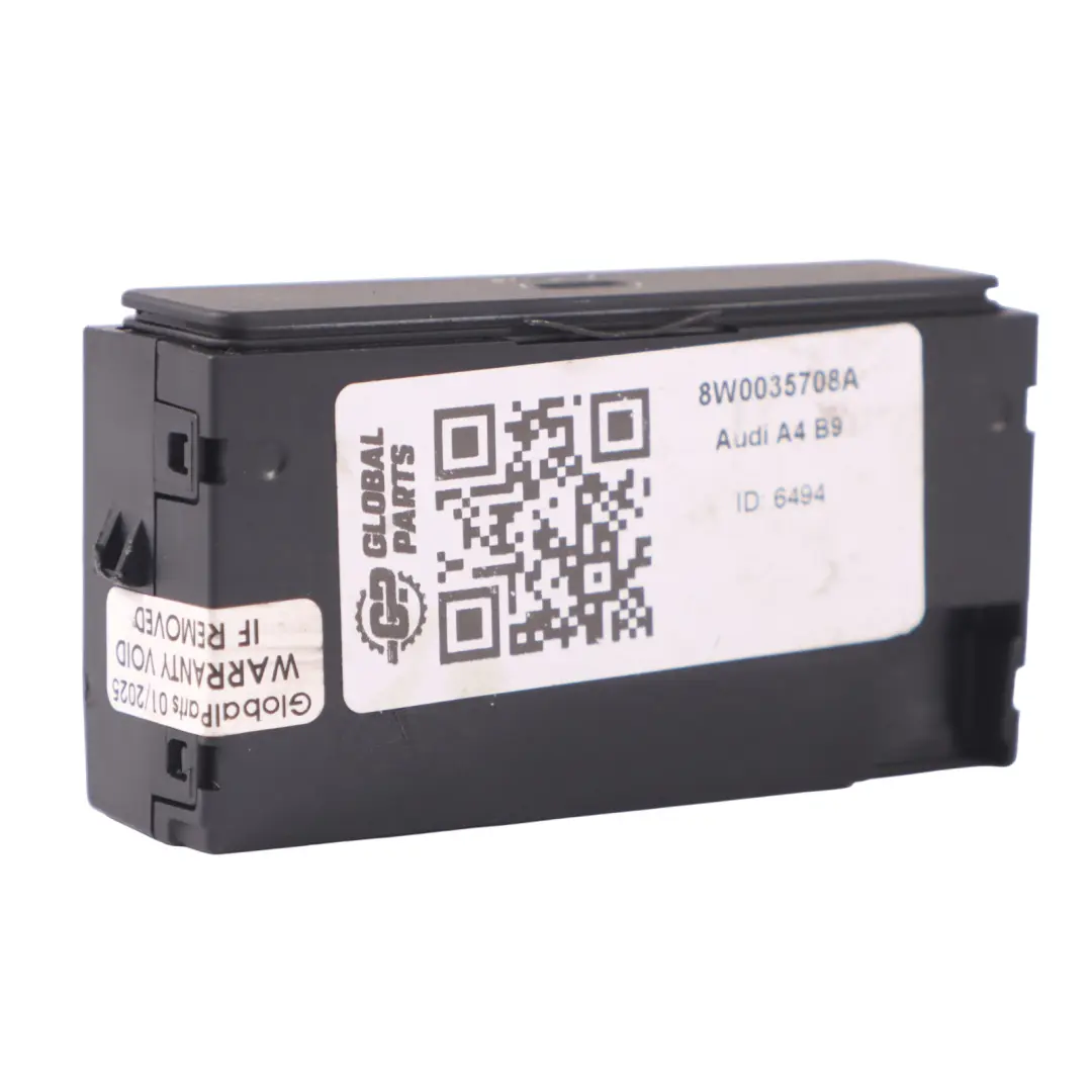 USB Port Typ-C Buchse Stecker Eingang Anschluss für Audi A4 B9 mit Teilenummer 8W0035708A Audi A4 B9 USB Port Typ-C Buchse Stecker Eingang Anschluss - SKU 8W0035708A - Teilenummer 8W0035708A