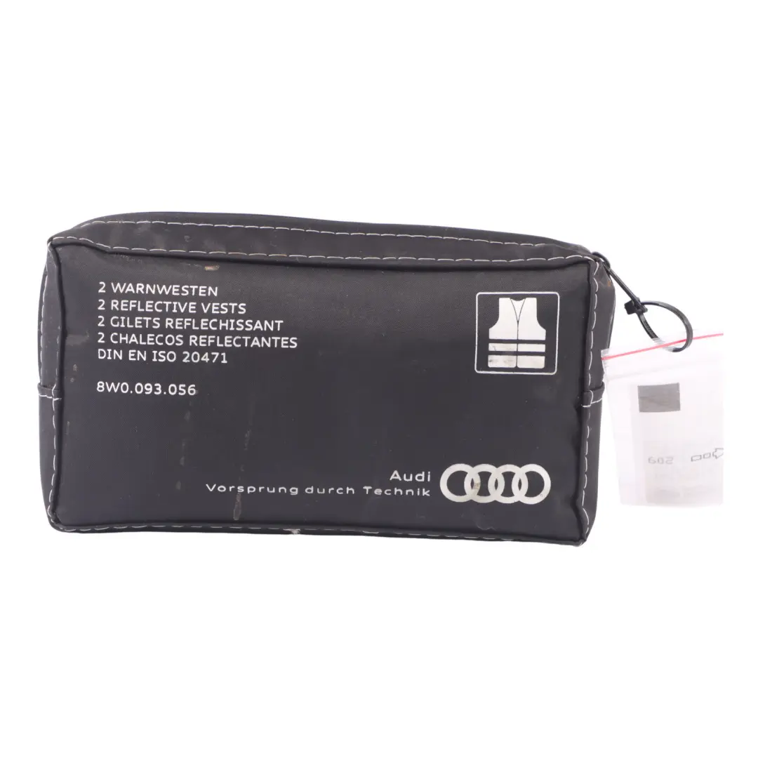 Emergency Bag Trunk Safety Accessorries High Vis Vests to Audi with Part number 8W0093056 Audi Emergency Bag Trunk Safety Accessorries High Vis Vests - SKU 8W0093056 - Part number 8W0093056
