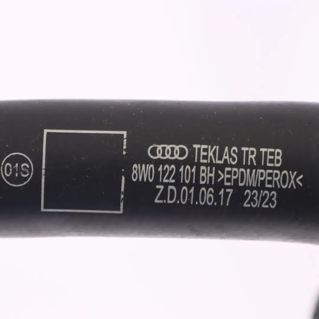 Audi A4 B9 Tuyau d'eau Conduite radiateur liquide refroidissement - SKU 8W0122101BH - Numéro de pièce 8W0122101BH