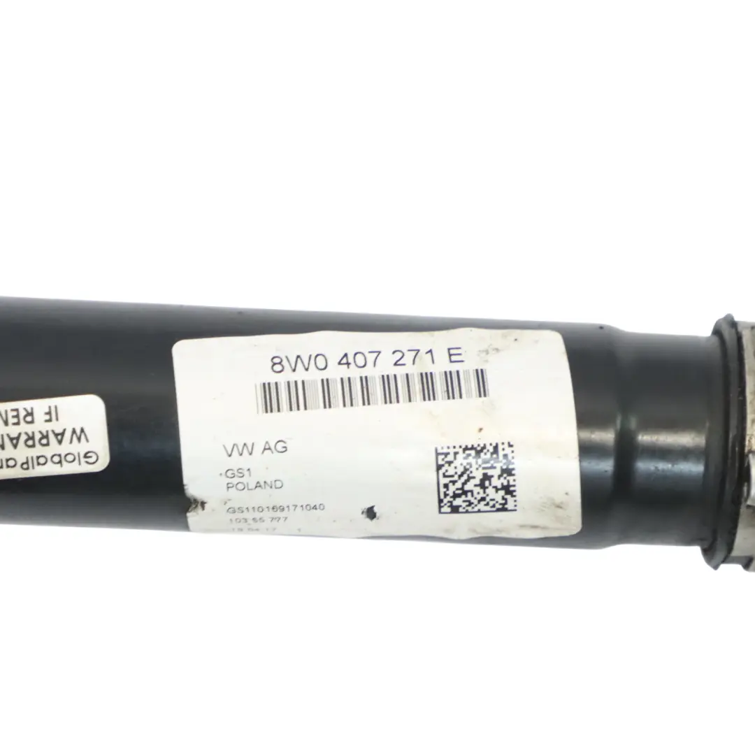 CVKB Półoś Przód Lewo Prawo do Audi A4 B9 2.0 TFSI o numerze 8W0407271E Audi A4 B9 2.0 TFSI CVKB Półoś Przód Lewo Prawo - SKU 8W0407271E - Numer Części 8W0407271E