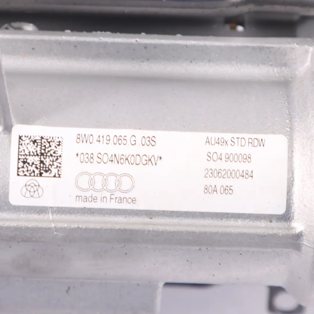 Meccanismo del piantone dello sterzo regolabile elettrico per Audi A4 B9 con numero di parte 8W0419065G Audi A4 B9 Meccanismo del piantone dello sterzo regolabile elettrico - SKU 8W0419065G - Numero di parte 8W0419065G