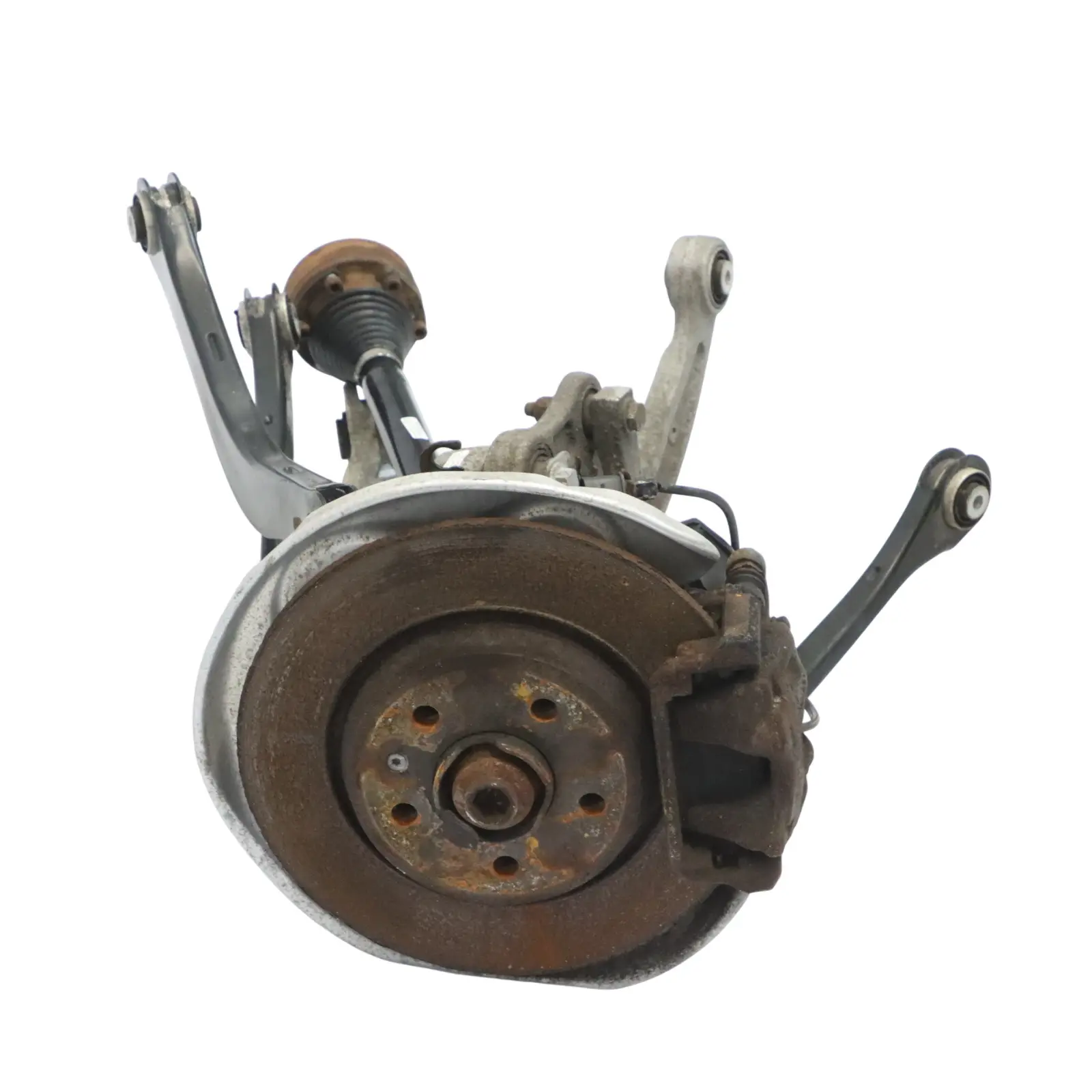 Audi A4 B9 Suspensión Pierna Trasera Derecha Rueda Portador Disco de Freno Pinza