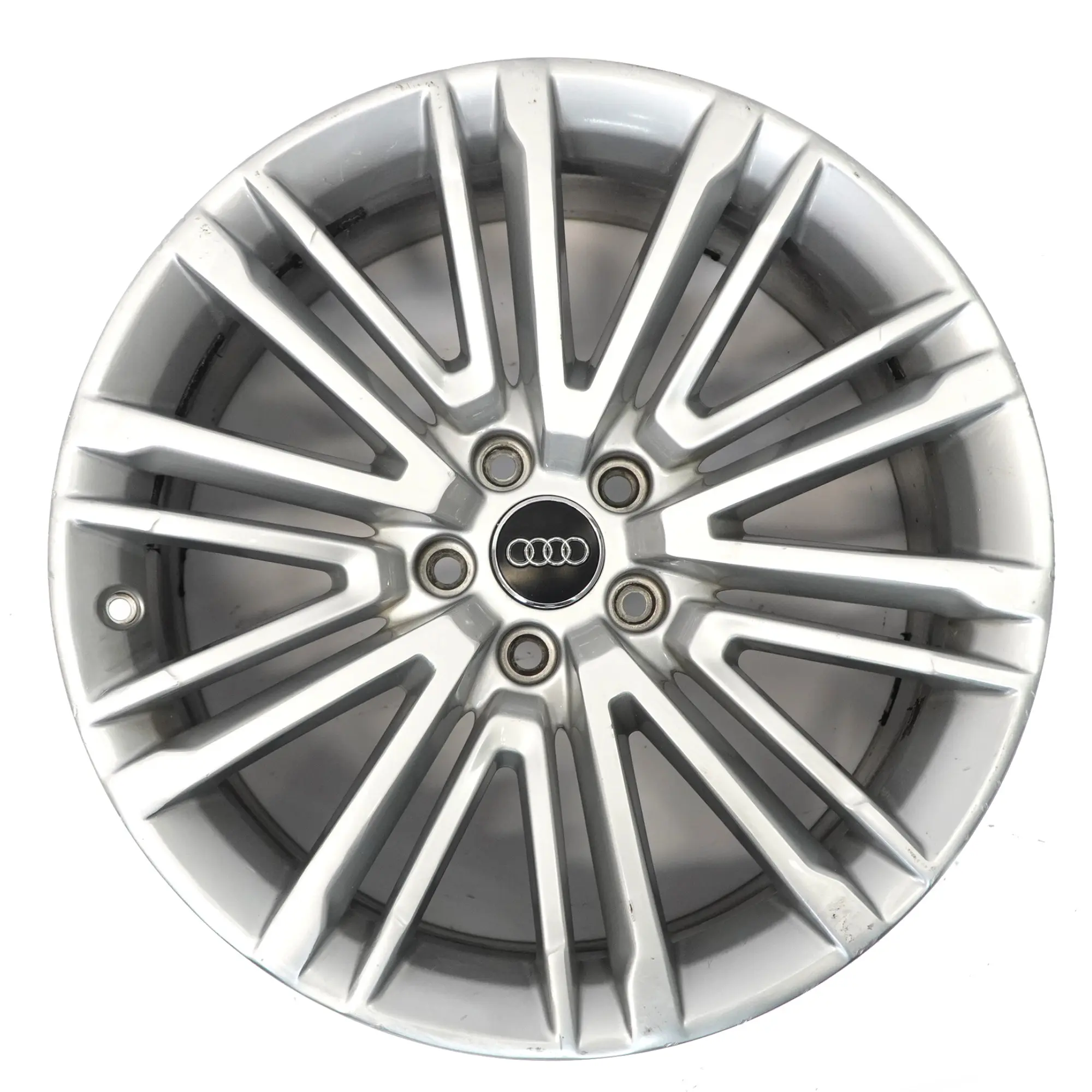 Audi A4 8W B9 Argento Cerchio in lega leggera 19" 8,5J ET:40 8W0601025BE
