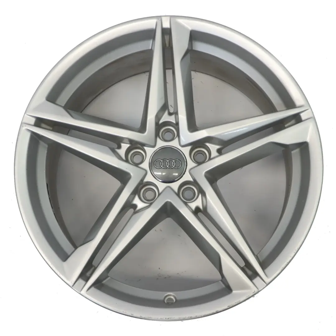 Alloy Rim 18" 8J ET:40 Star Double Spoke to Audi A4 B9 Silver Wheel with Part number 8W0601025R Audi A4 B9 Silver Wheel Alloy Rim 18" 8J ET:40 Star Double Spoke - SKU 8W0601025R-2 - Part number 8W0601025R